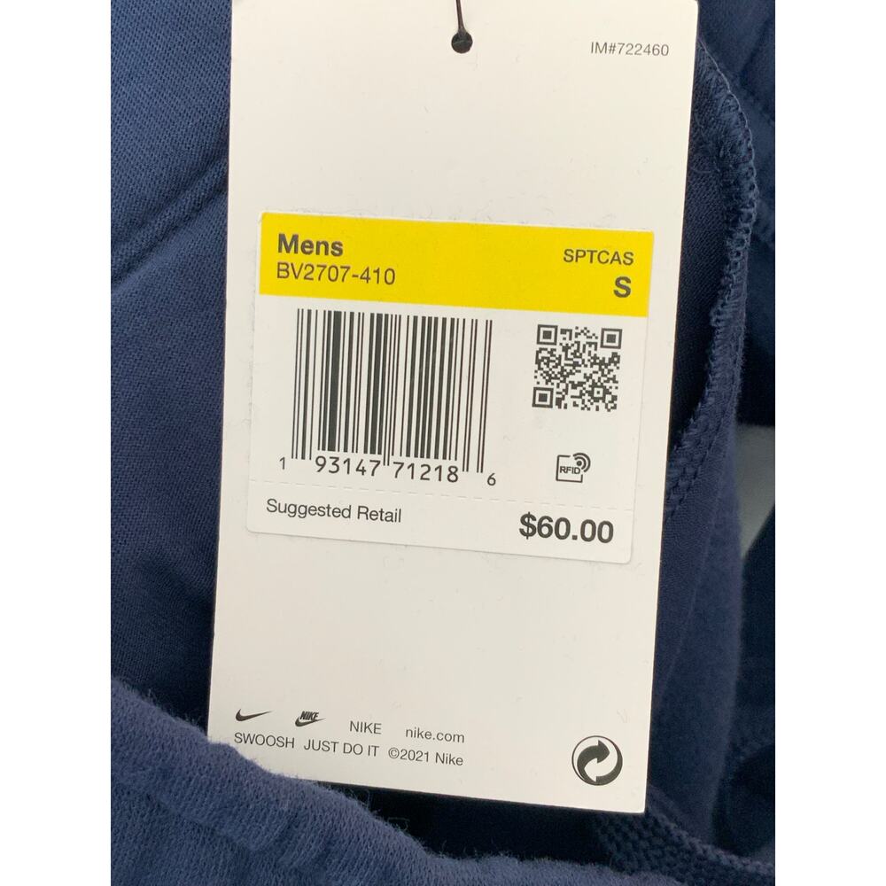 Nike Standard Fit Navy Sweatpants NWT size small - Picture 6 of 6